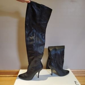 Aldo size 7 thigh high boots